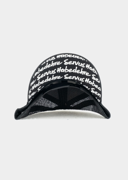 Cap "DeSchoWieda: Servus Habedehre" - schwarz (Curved)